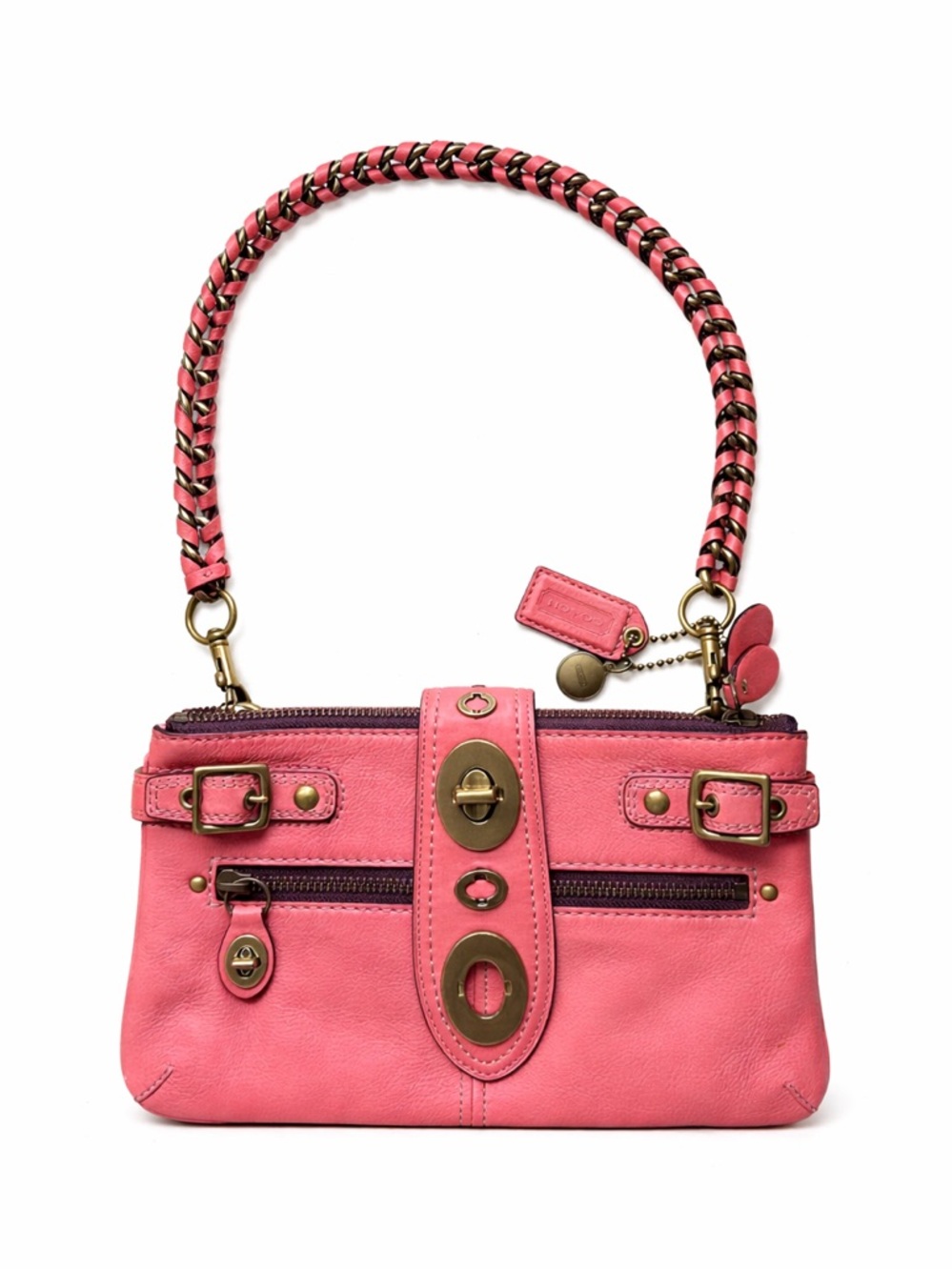 Coach Bridget Legacy 65th Anniversary Shoulder Bag - Coral Pink Rose
